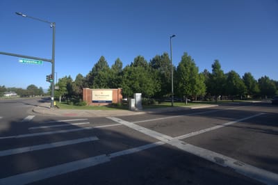 Entrance sign of The Courtyards at Mountain View