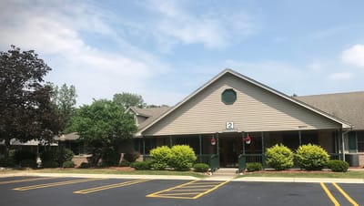 Exterior view of Aspen Assisted Living facility