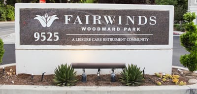 Signage for Fairwinds Woodward Park facility