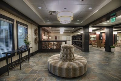 Interior view of a welcoming lobby area