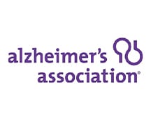 Alzheimer's Association logo on a white background