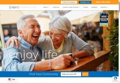 Happy older couple enjoying time together