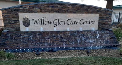 Exterior view of the Willow Glen Care Center sign