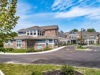 Exterior view of an assisted living facility