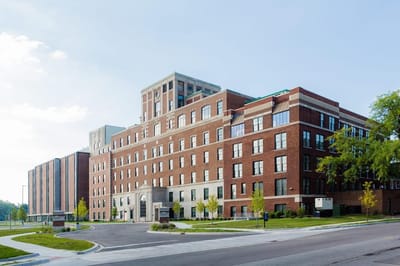 Exterior view of Bardwell Residences facility