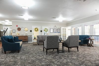 Comfortable common area with seating