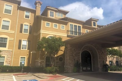 Exterior view of the Evergreen at Plano building