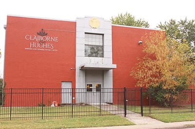 Exterior view of Claiborne and Hughes Health Center in Franklin, TN.