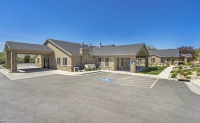 Exterior view of Beehive Senior Care facility