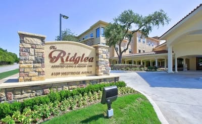 Exterior view of The Ridgelea Assisted Living facility
