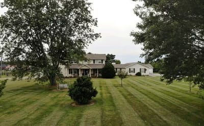 Exterior view of The Waterford in Sango's landscaped property