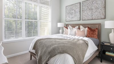 Cozy and well-decorated resident bedroom