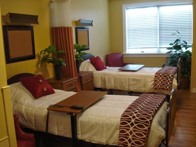 Cozy shared resident room with two beds