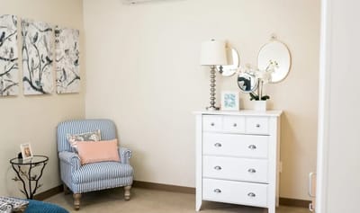 Cozy private room with decorative elements
