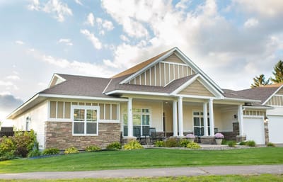 Exterior view of a senior living facility