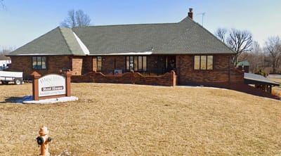 Exterior view of Blue Hills Rest Home building