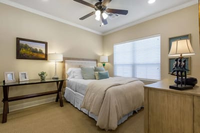 Cozy and inviting resident bedroom