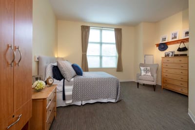 Cozy private resident room with bright window