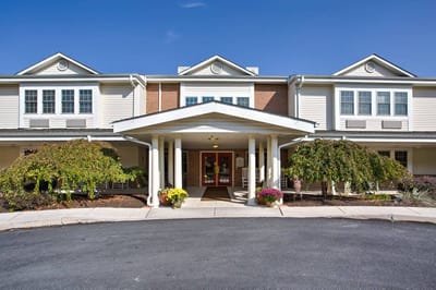 Exterior view of Brookdale Grandon Farms entrance