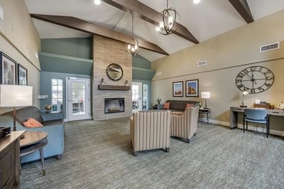 Cozy common area with comfortable seating
