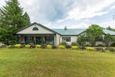 Exterior view of the Twin Cedar Senior Living building