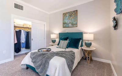 Cozy private resident room with modern decor