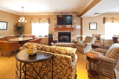 Cozy common area with comfortable seating