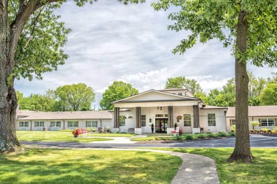 Exterior view of Dominion Senior Living facility