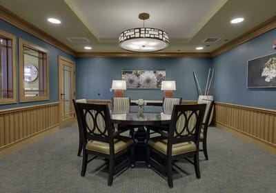 Interior common area with seating and decor