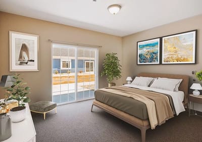 Bright, nicely furnished private resident room