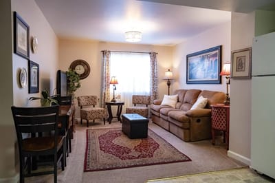 Cozy interior of a resident living room