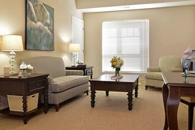 Cozy living room setup with furniture and decor