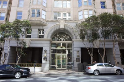 Facade view of San Francisco Towers entrance