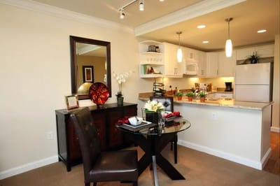 Interior view of a well-furnished dining area