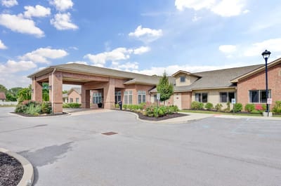 Exterior view of Juniper Glen Memory Care facility