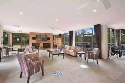 Interior common area with comfortable seating