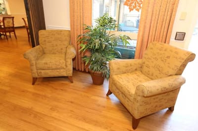Cozy chairs in a facility's common area