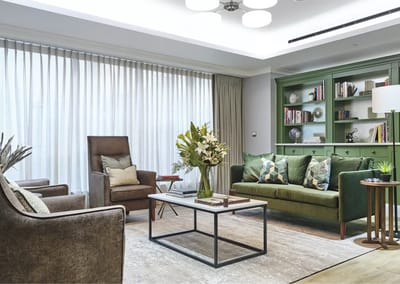 Cozy common area with comfortable seating