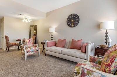Cozy living area with comfortable seating