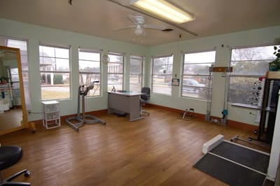 Interior view of a therapy room