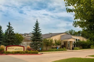 Exterior view of the RidgeView Memory Care facility