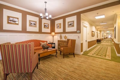 Interior common area with seating and decor