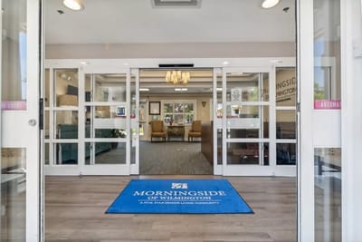 Entrance view of Morningside of Wilmington lobby