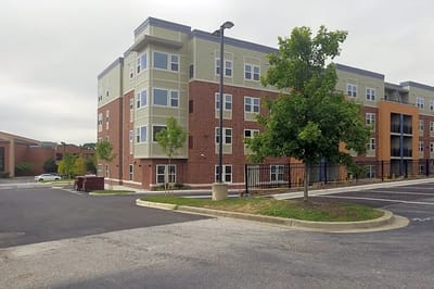 Exterior view of New Shiloh Village Senior Living building