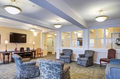 Cozy common area with comfortable seating