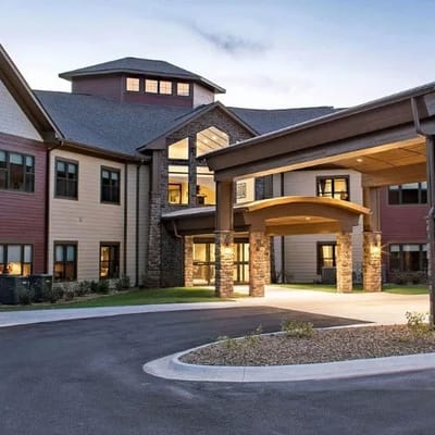 Exterior view of Primrose Retirement Community building