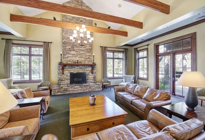 Common area with comfortable seating and natural light