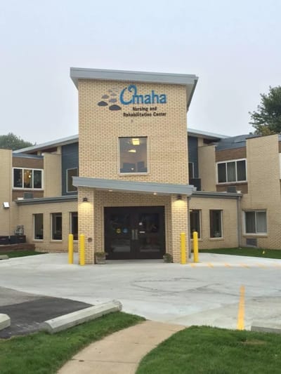 Exterior view of Omaha Nursing and Rehabilitation Center