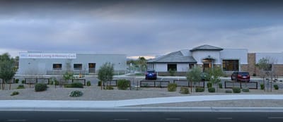 Exterior view of the Assisted Living & Memory Care facility