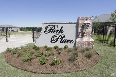 Signage for Park Place assisted living facility